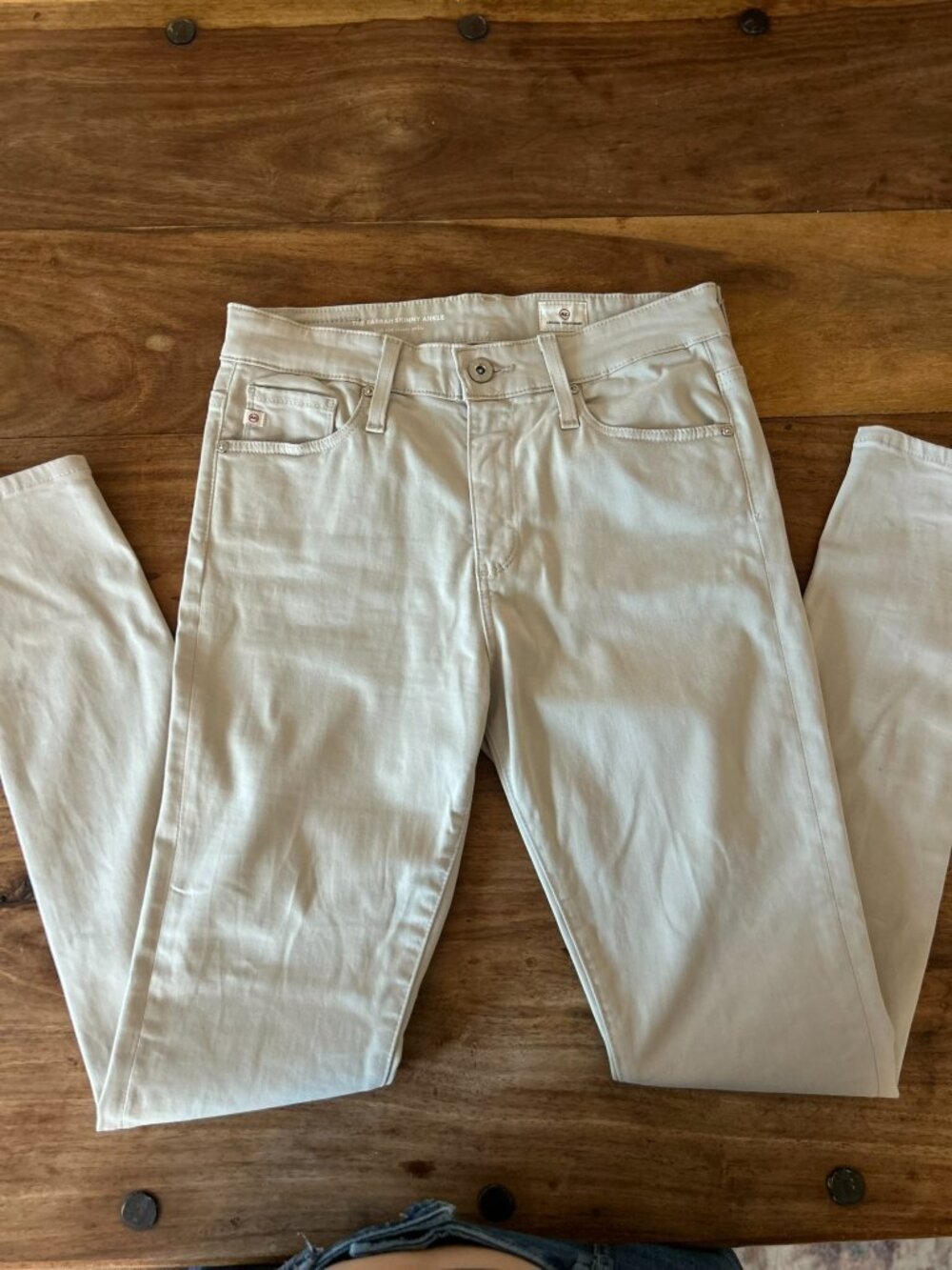 Skinny Ankle Cute Beige Jeans